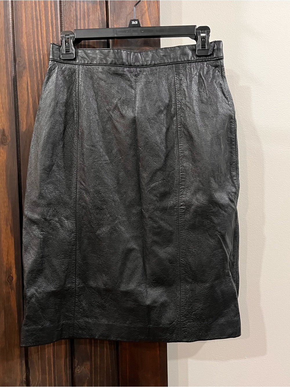 Wilsons vintage  Leather Black Genuine Leather Pencil Skirt Women’s Knee Length